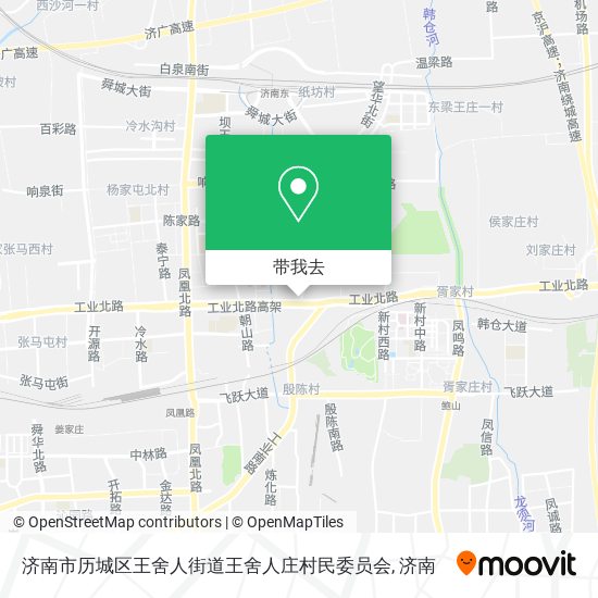济南市历城区王舍人街道王舍人庄村民委员会地图