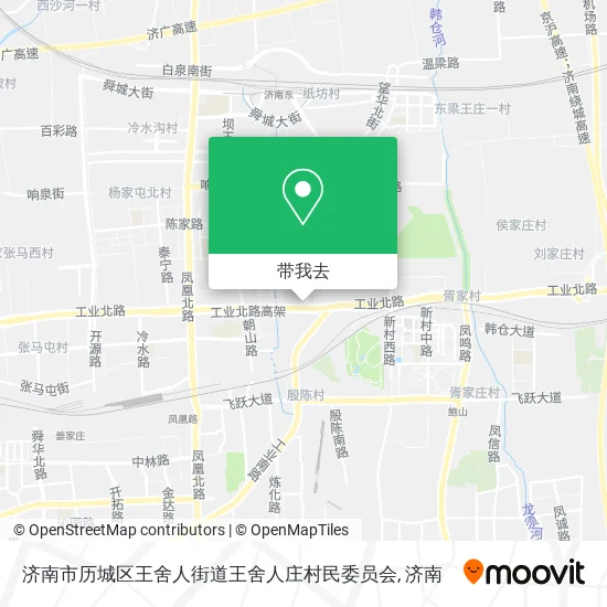 济南市历城区王舍人街道王舍人庄村民委员会地图