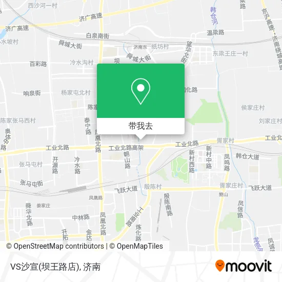 VS沙宣(坝王路店)地图