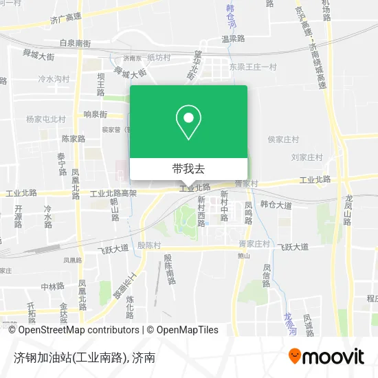 济钢加油站(工业南路)地图