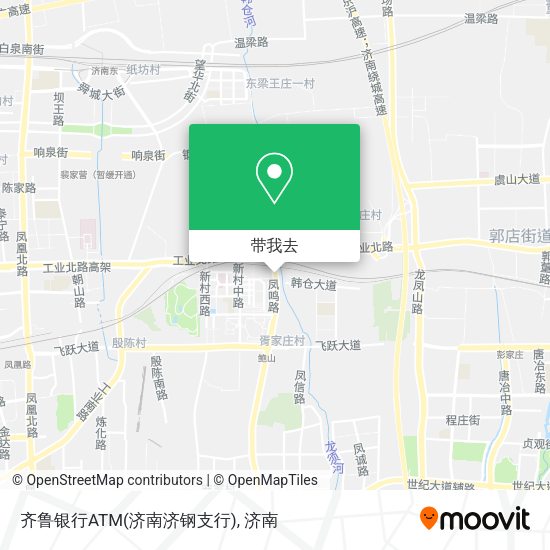 齐鲁银行ATM(济南济钢支行)地图