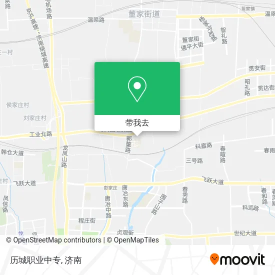 历城职业中专地图