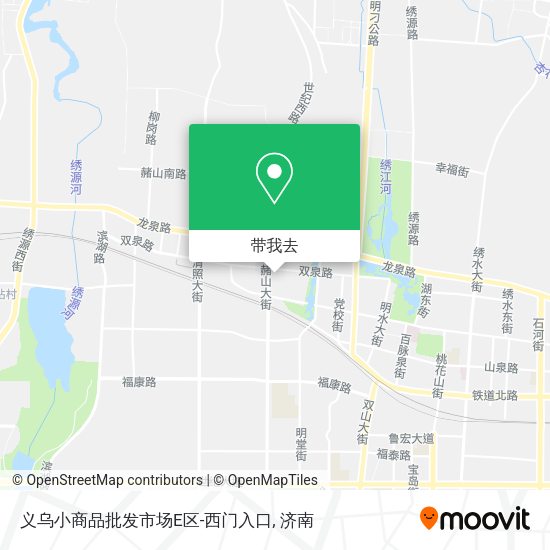 义乌小商品批发市场E区-西门入口地图