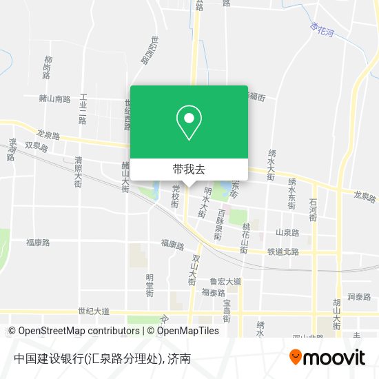 中国建设银行(汇泉路分理处)地图