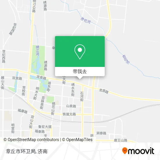 章丘市环卫局地图