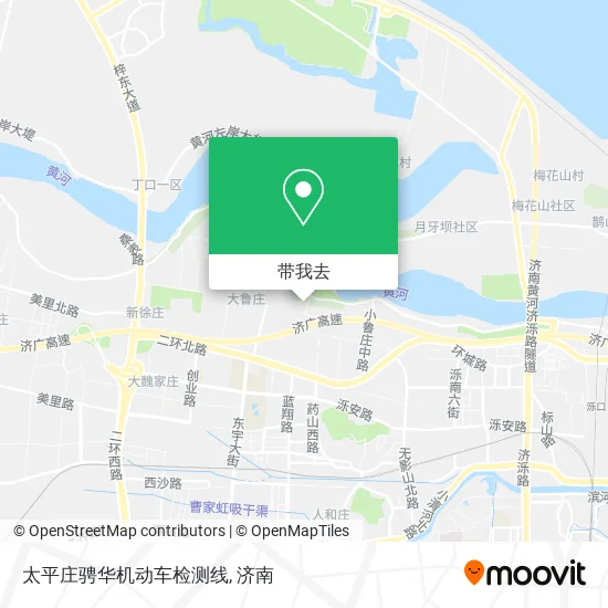 太平庄骋华机动车检测线地图