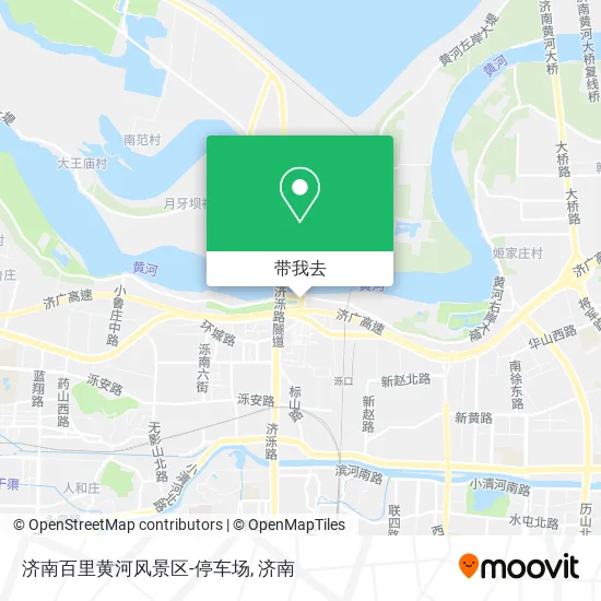 济南百里黄河风景区-停车场地图