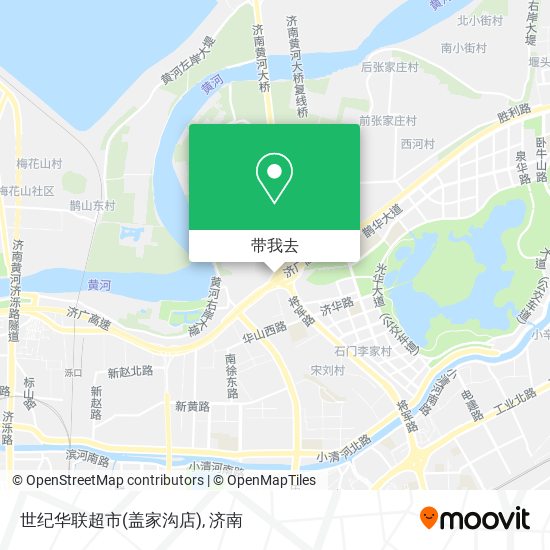 世纪华联超市(盖家沟店)地图