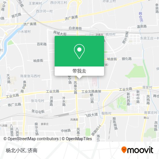杨北小区地图