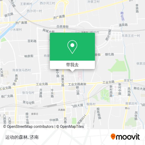 运动的森林地图
