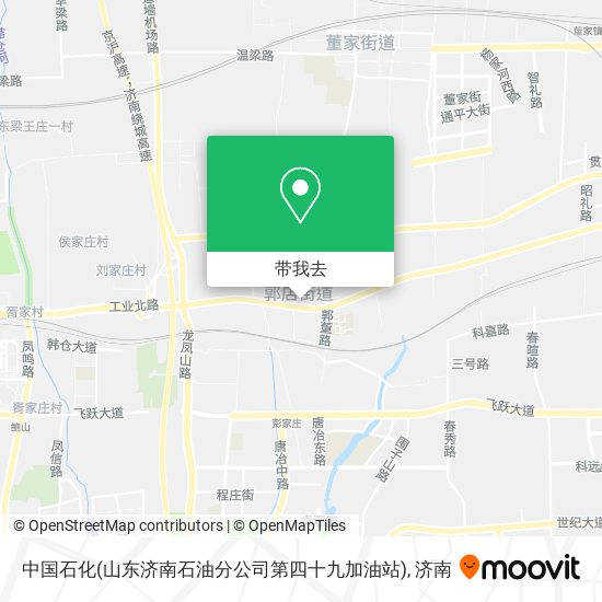中国石化(山东济南石油分公司第四十九加油站)地图