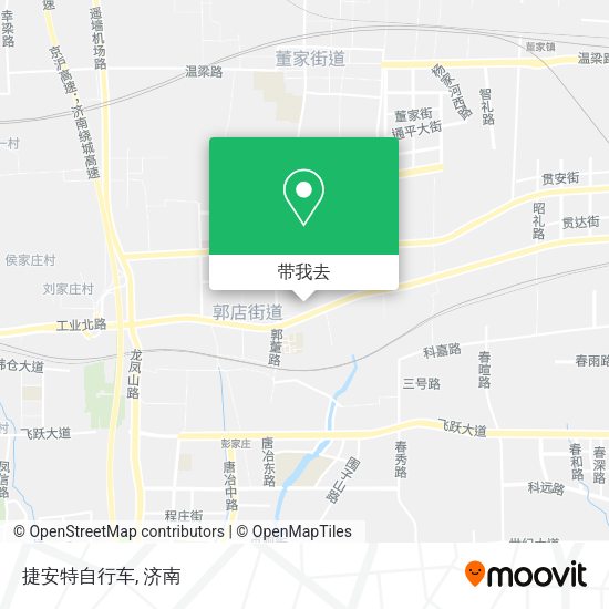 捷安特自行车地图