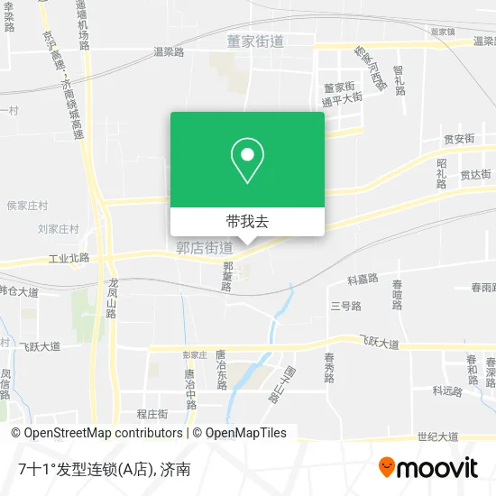7十1°发型连锁(A店)地图