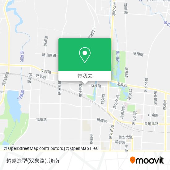 超越造型(双泉路)地图