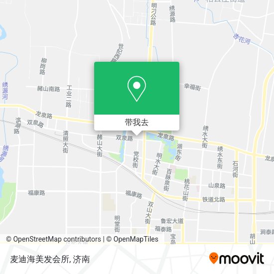 麦迪海美发会所地图