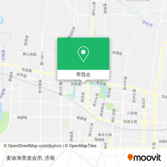 麦迪海美发会所地图