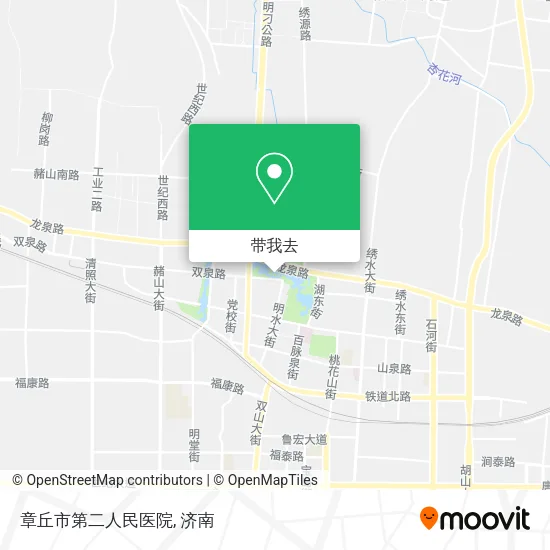 章丘市第二人民医院地图