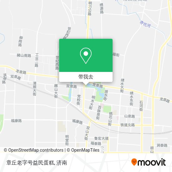 章丘老字号益民蛋糕地图
