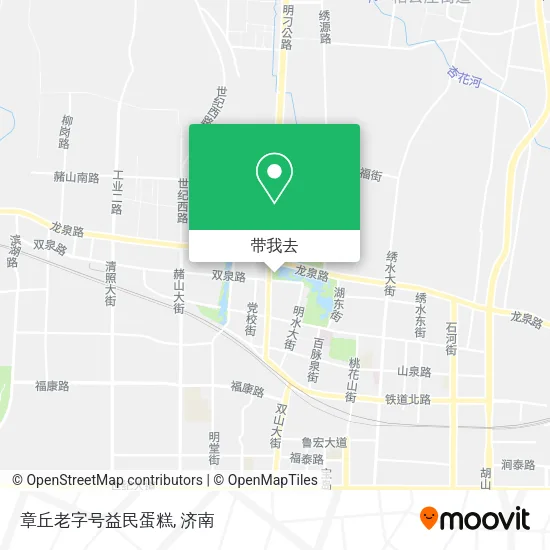 章丘老字号益民蛋糕地图