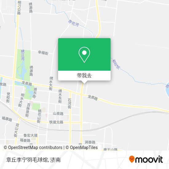 章丘李宁羽毛球馆地图