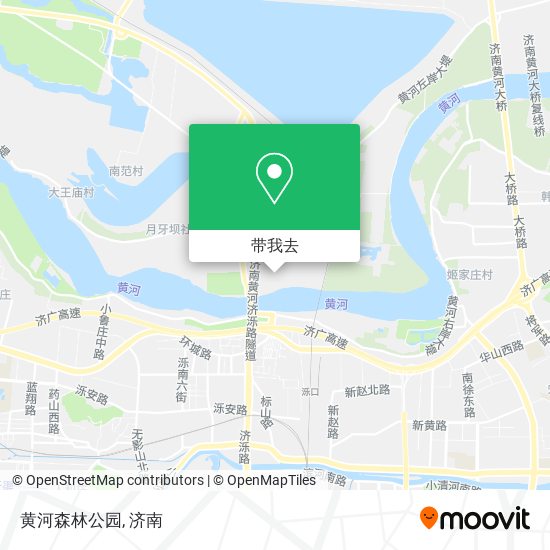 黄河森林公园地图