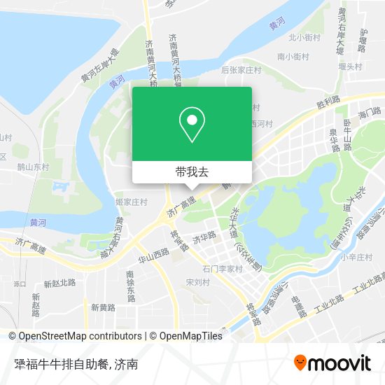 犟福牛牛排自助餐地图