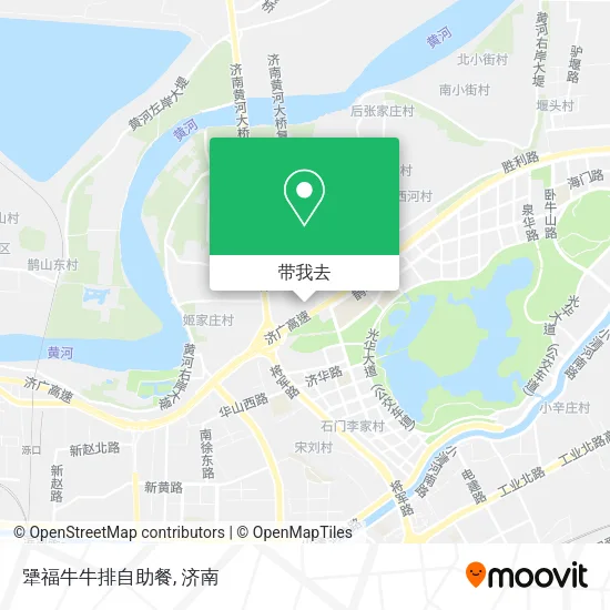 犟福牛牛排自助餐地图