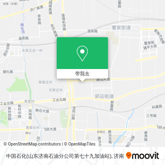 中国石化(山东济南石油分公司第七十九加油站)地图