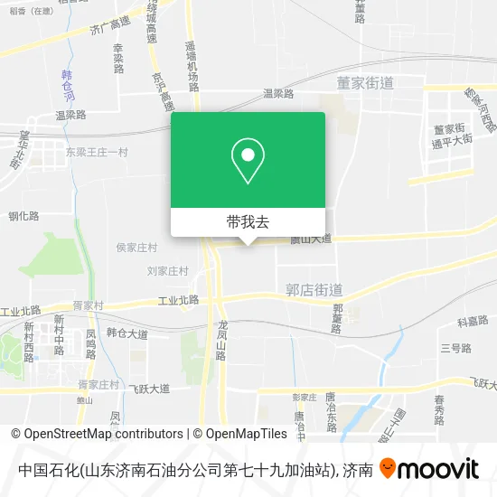 中国石化(山东济南石油分公司第七十九加油站)地图