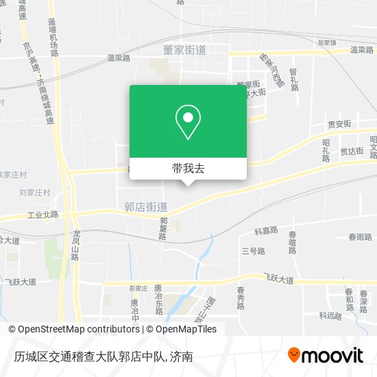 历城区交通稽查大队郭店中队地图