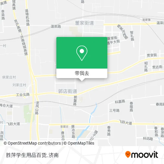 胜萍学生用品百货地图