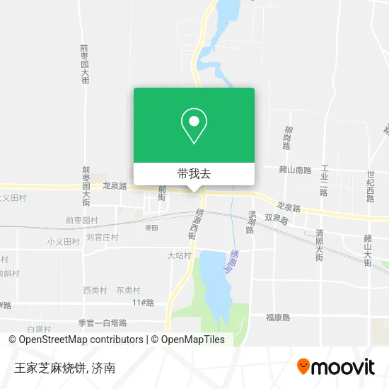 王家芝麻烧饼地图
