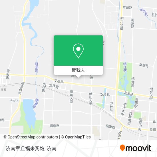 济南章丘福来宾馆地图