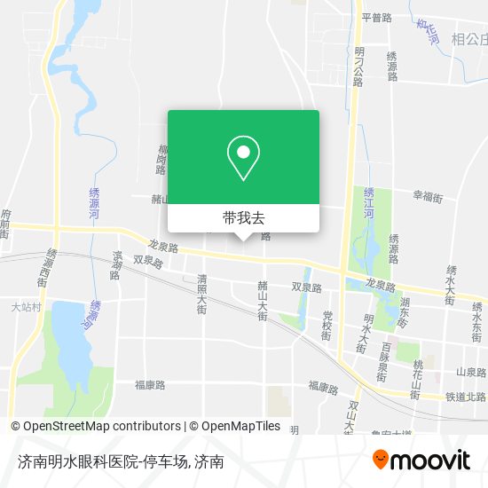 济南明水眼科医院-停车场地图