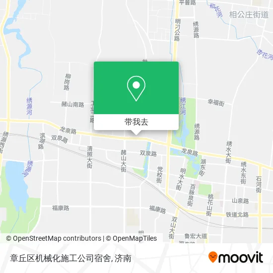 章丘区机械化施工公司宿舍地图