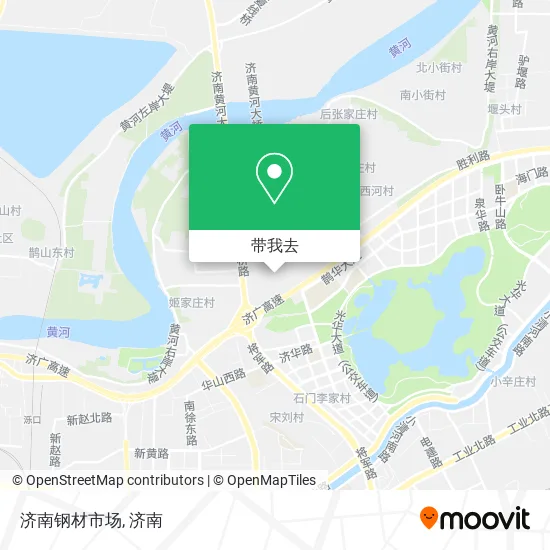 济南钢材市场地图