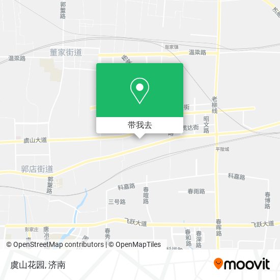 虞山花园地图