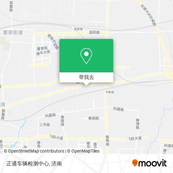 正通车辆检测中心地图