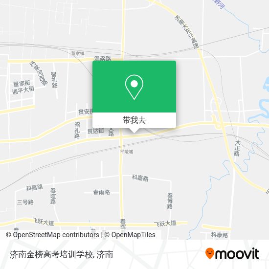 济南金榜高考培训学校地图