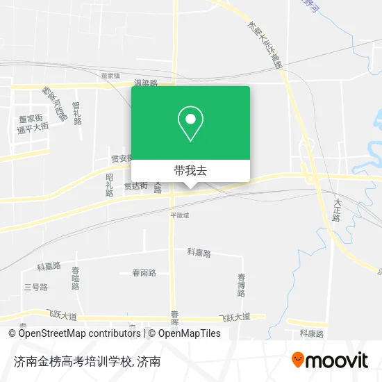 济南金榜高考培训学校地图