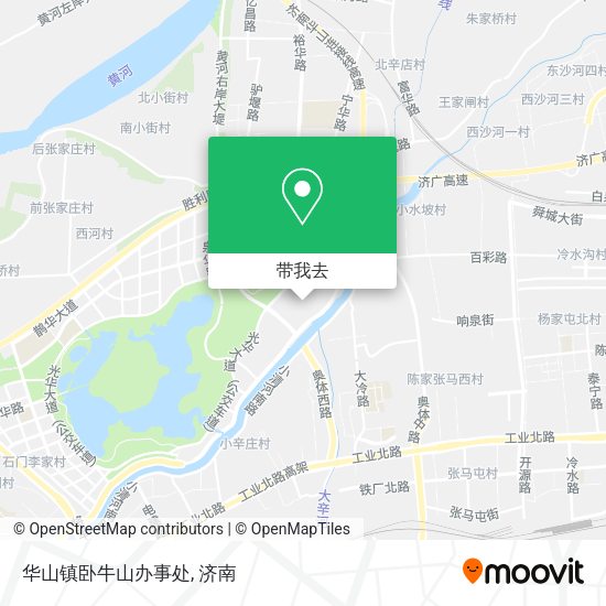 华山镇卧牛山办事处地图