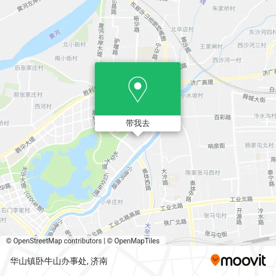 华山镇卧牛山办事处地图
