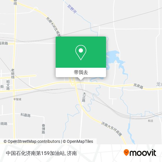 中国石化济南第159加油站地图