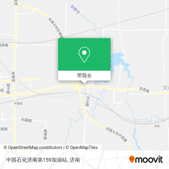 中国石化济南第159加油站地图
