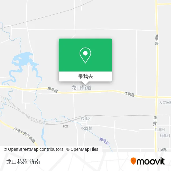 龙山花苑地图
