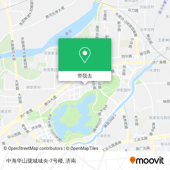 中海华山珑城城央-7号楼地图