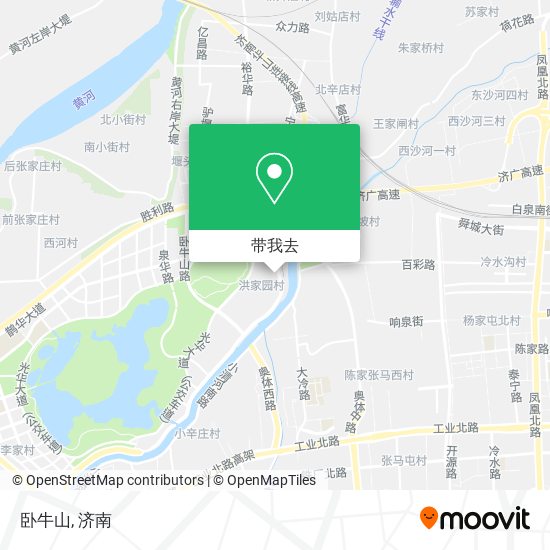 卧牛山地图