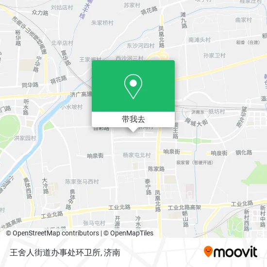 王舍人街道办事处环卫所地图