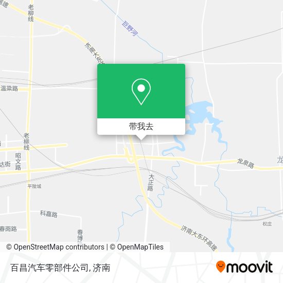 百昌汽车零部件公司地图