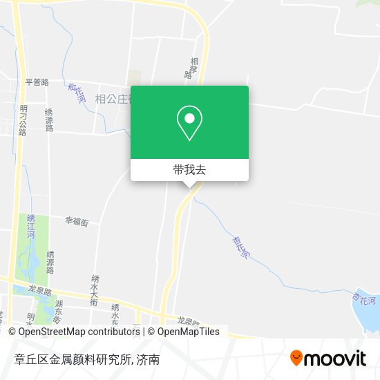 章丘区金属颜料研究所地图